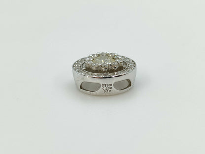 D0.230/0.19ct Pt900 1.6g Pendant Top 