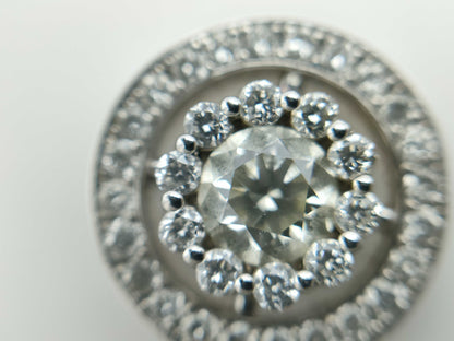 D0.230/0.19ct Pt900 1.6g Pendant Top 