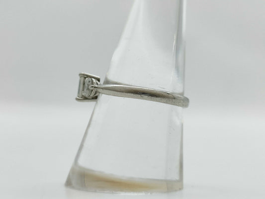 D0.333/0.36ct Pt900 4.0g Ring 