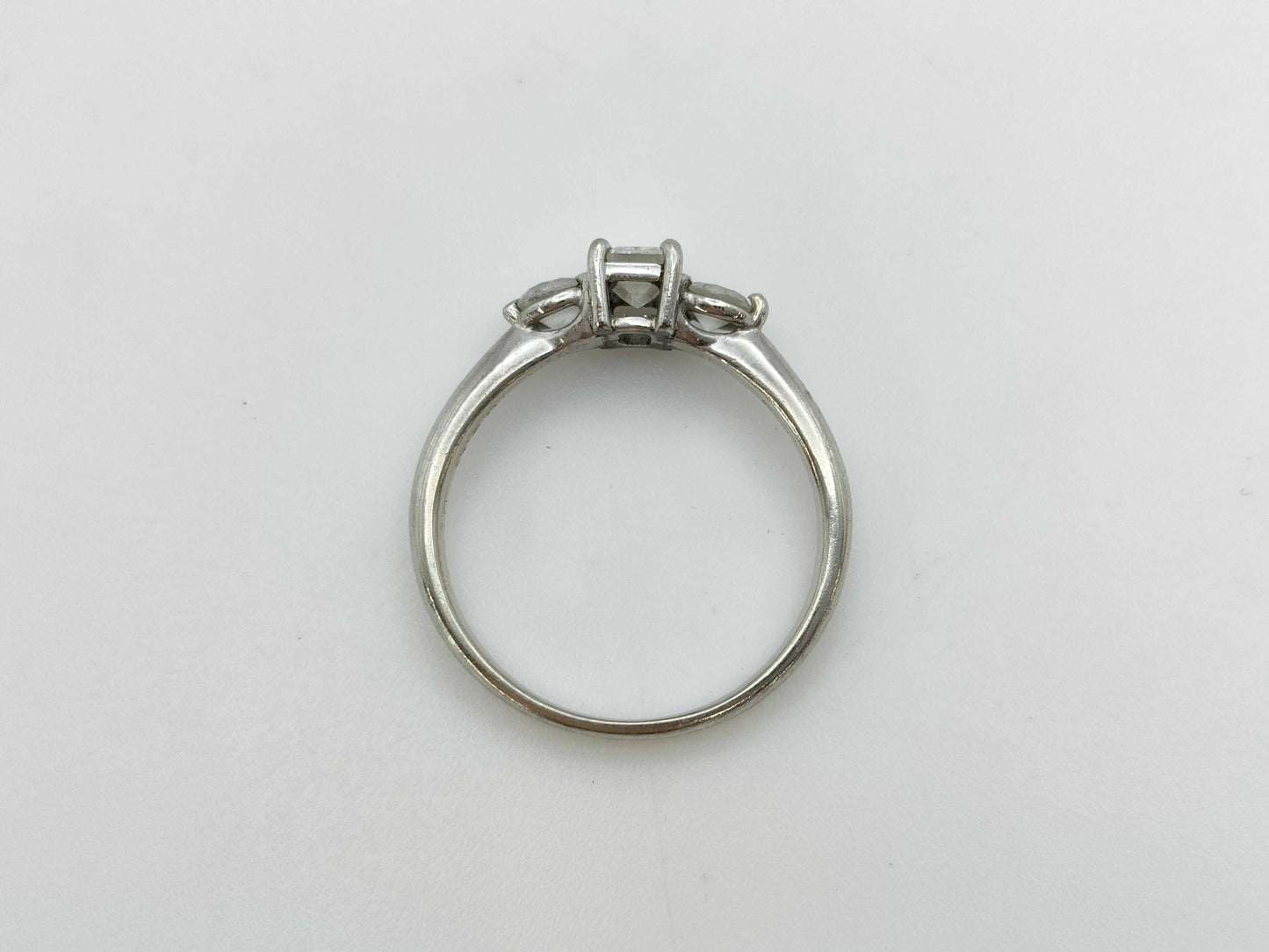 D0.333/0.36ct Pt900 4.0g Ring 