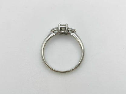 D0.333/0.36ct Pt900 4.0g Ring 