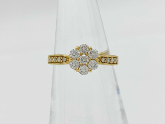 D0.50ct K18 2.1g Ring 