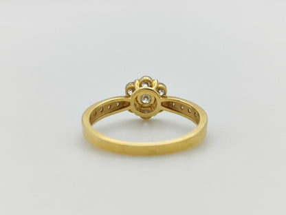 D0.50ct K18 2.1g Ring 