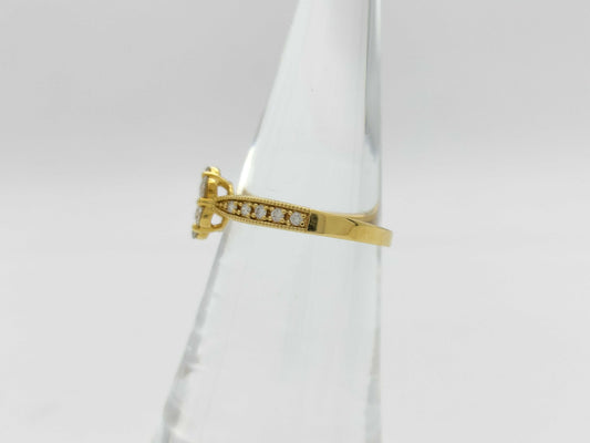 D0.50ct K18 2.1g Ring 
