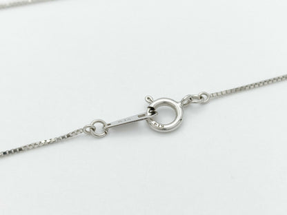 D0.30ct K14WG 1.6g Necklace 
