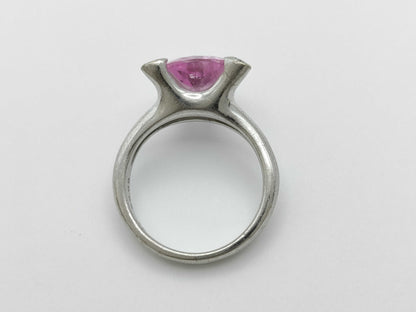 Colored Stone 2.61ct D0.06ct K18WG 6.4g Ring 