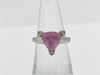 Colored Stone 2.61ct D0.06ct K18WG 6.4g Ring 