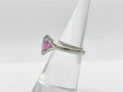 Colored Stone 2.61ct D0.06ct K18WG 6.4g Ring 