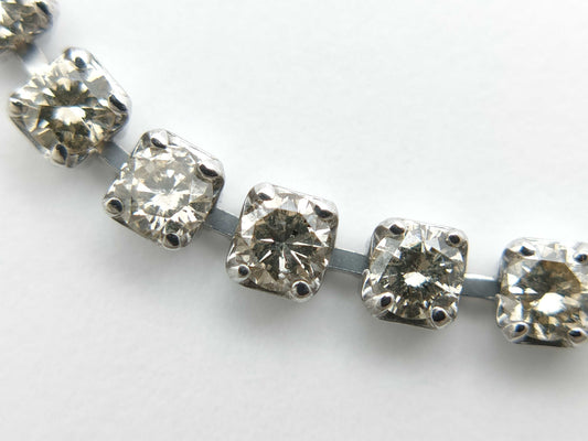 D6.48ct Pt850 13.7g Necklace 