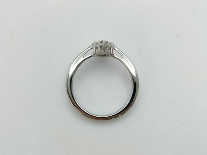 D0.30ct Pt950 4.1g Ring 