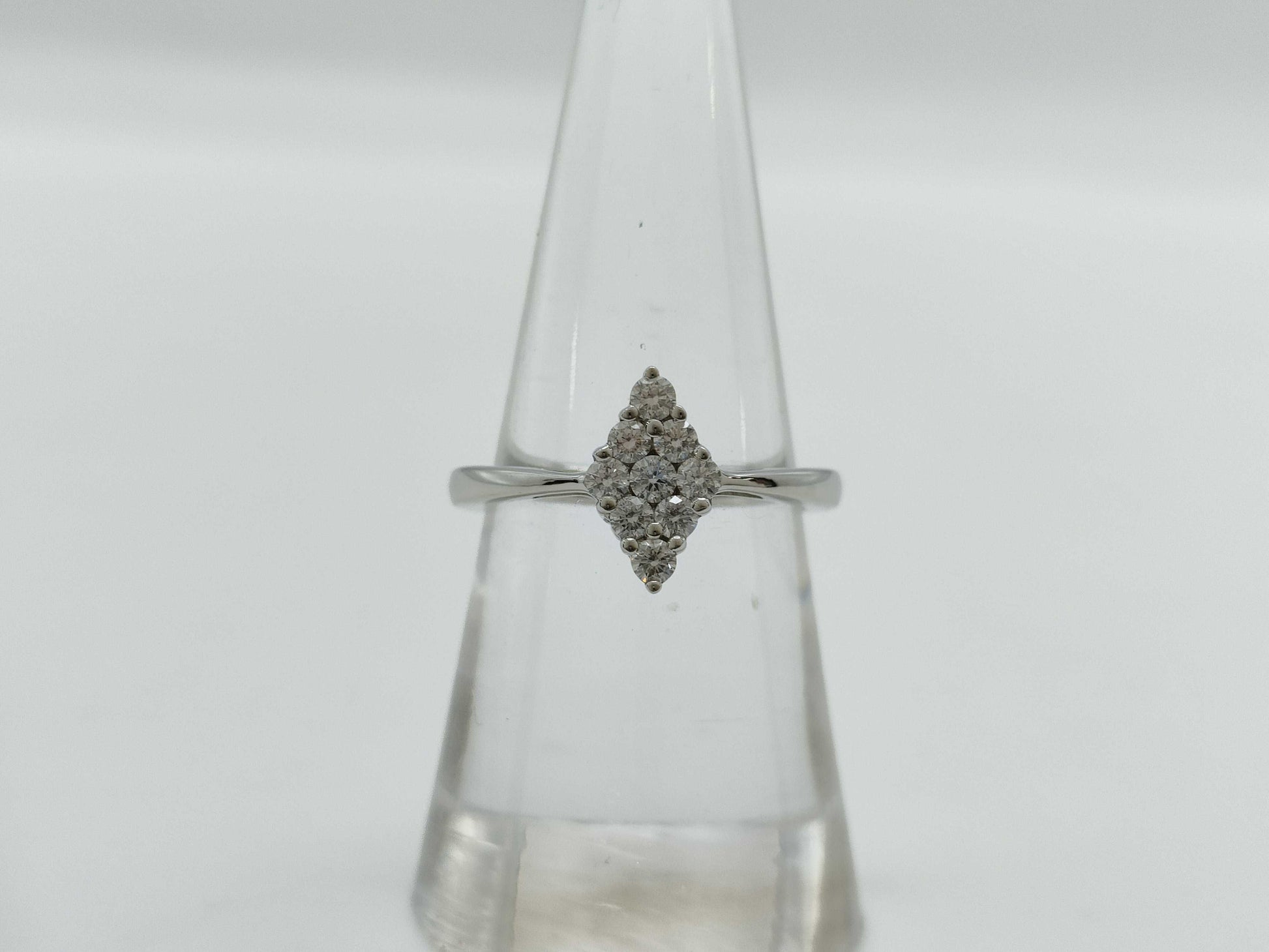 D0.30ct Pt950 4.1g Ring 