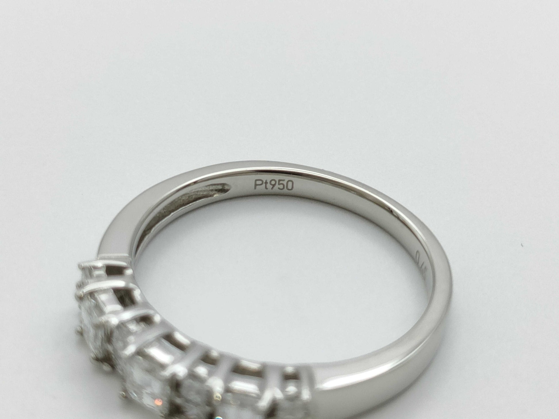 D0.45ct Pt950 3.5g Ring 