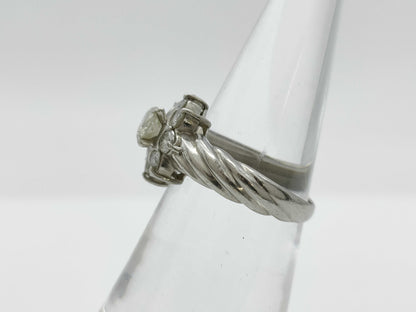 D1.00ct Pt900 4.6g Ring 