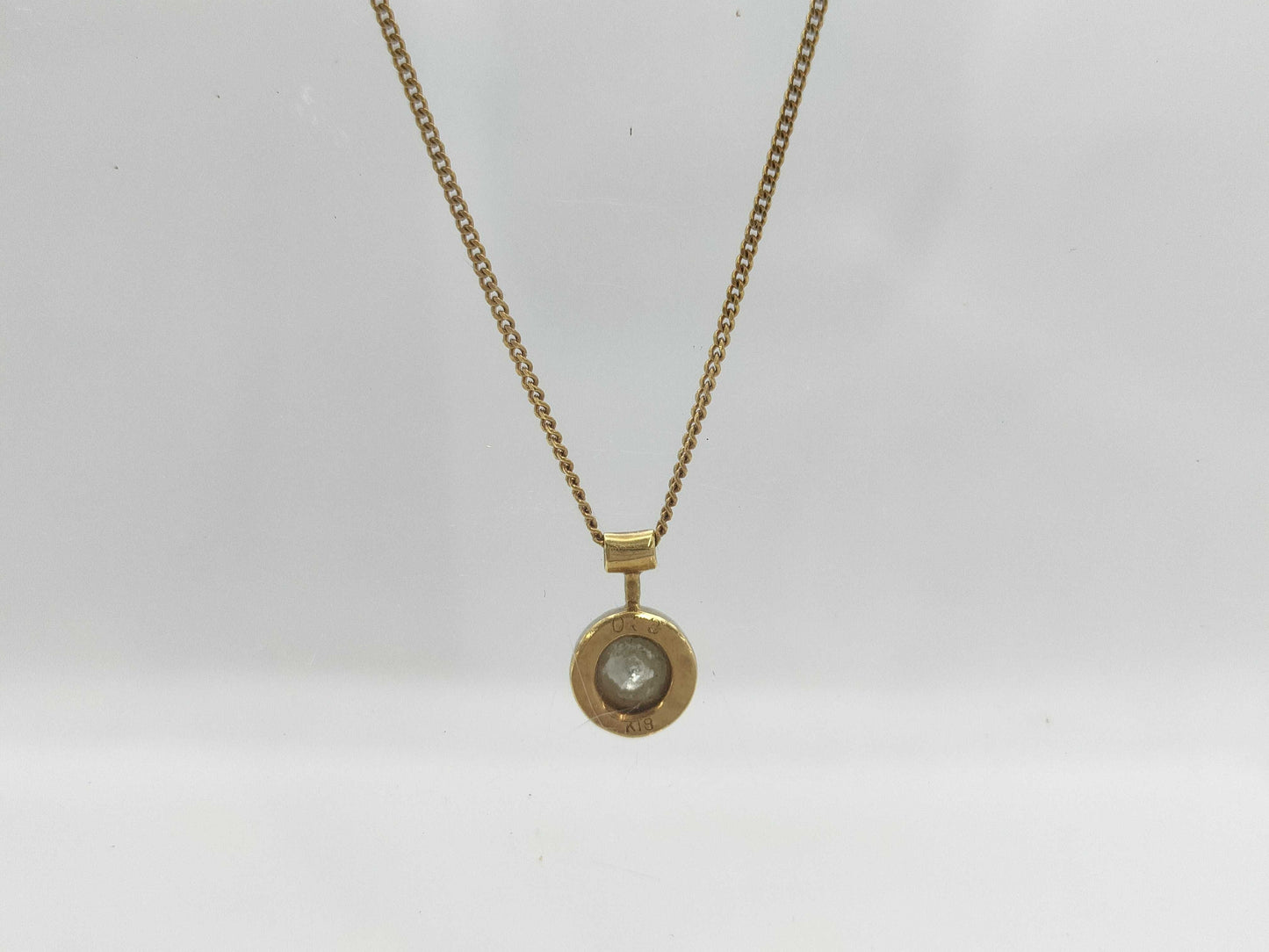 D0.33ct K18 3.0g Necklace 