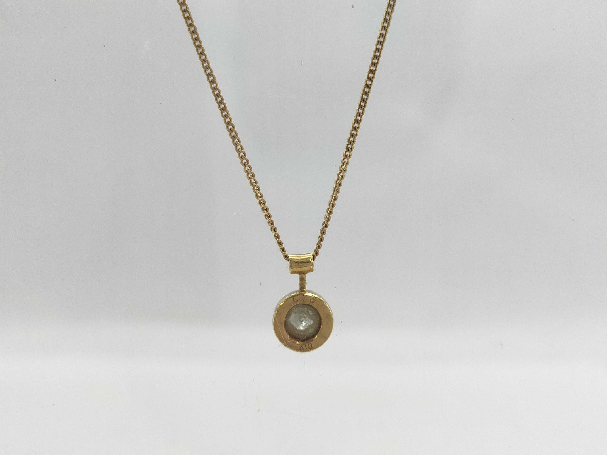 D0.33ct K18 3.0g Necklace 