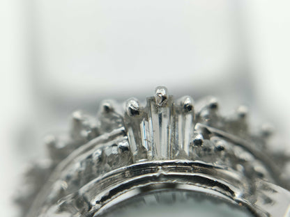 Pearl, Diameter: Approx. 10.2mm, D0.55ct, Pt900, 7.5g, Ring 
