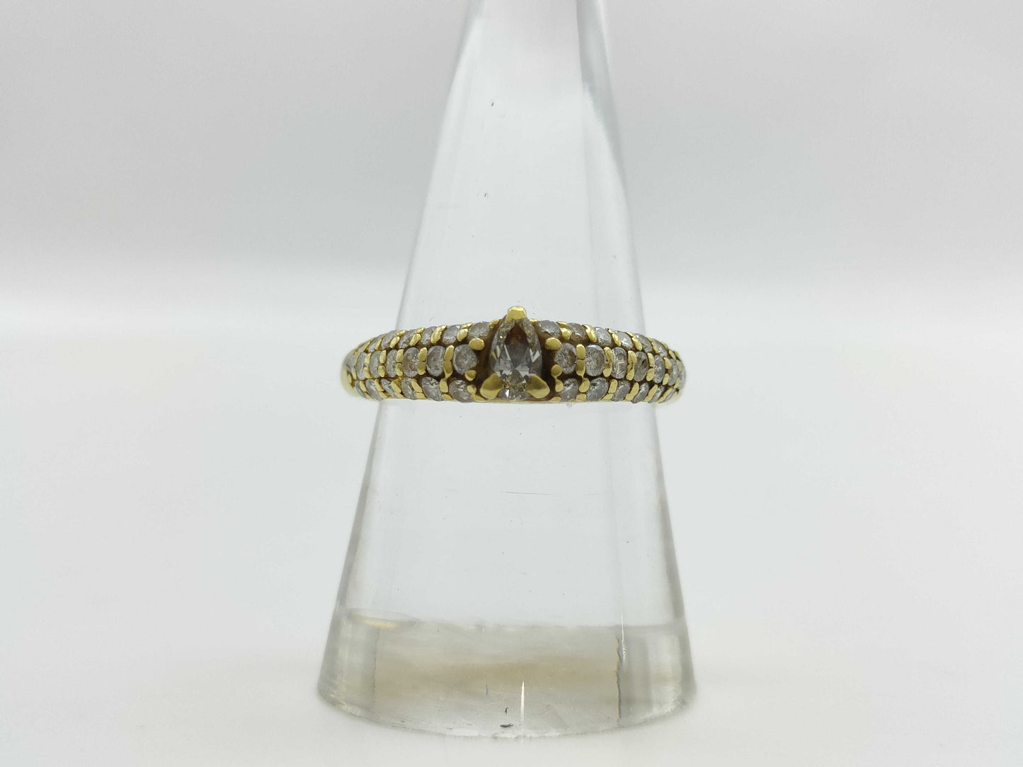 D0.68/0.20ct K18 4.4g Ring 