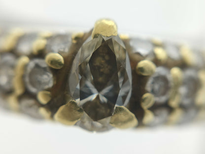 D0.68/0.20ct K18 4.4g Ring 