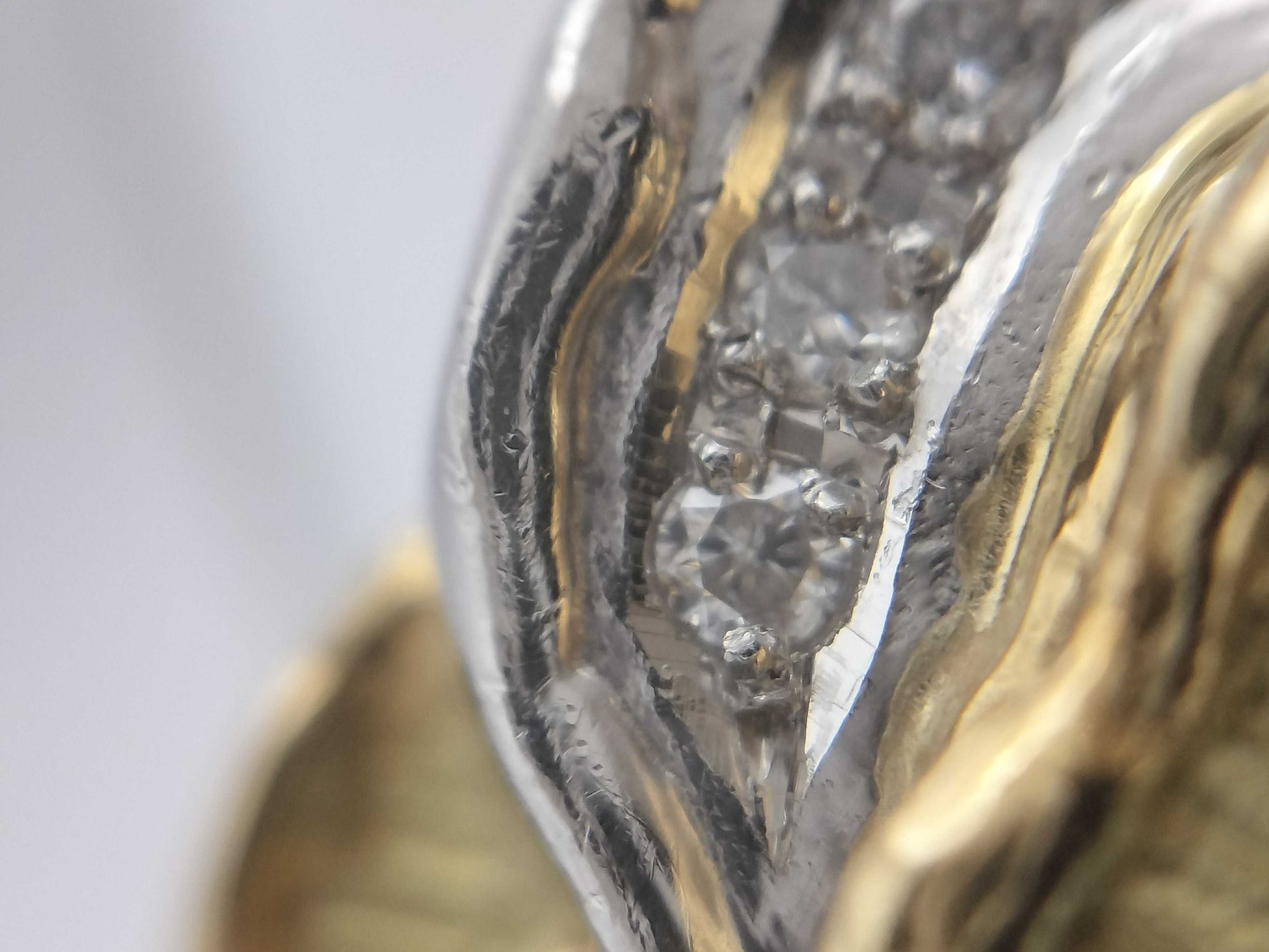 AQ1.558ct D0.05ct K18/PT900 12.6g Ring 