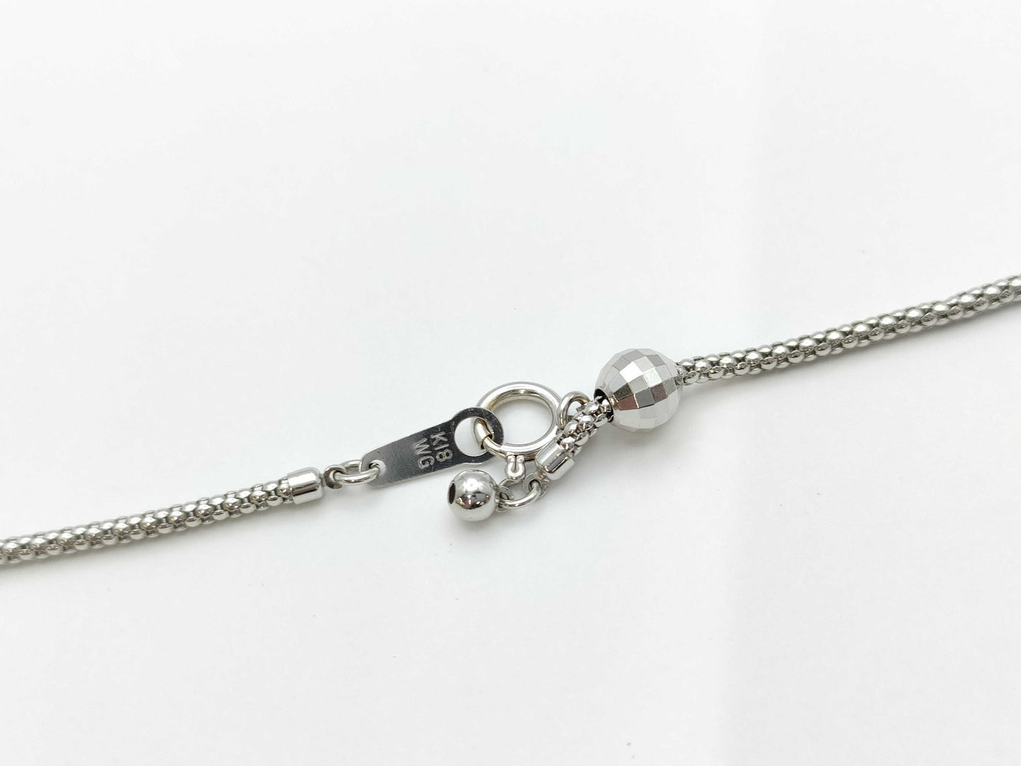 Pearl diameter: approx. 11.1mm, D0.20ct, 18K White Gold, 13.7g, Necklace 