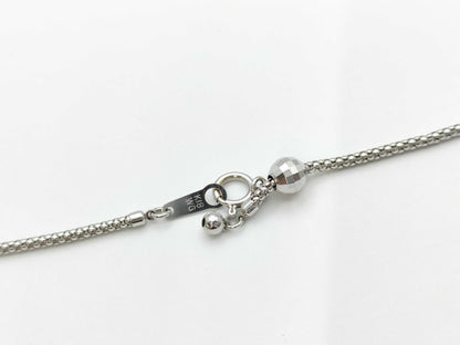 Pearl diameter: approx. 11.1mm, D0.20ct, 18K White Gold, 13.7g, Necklace 