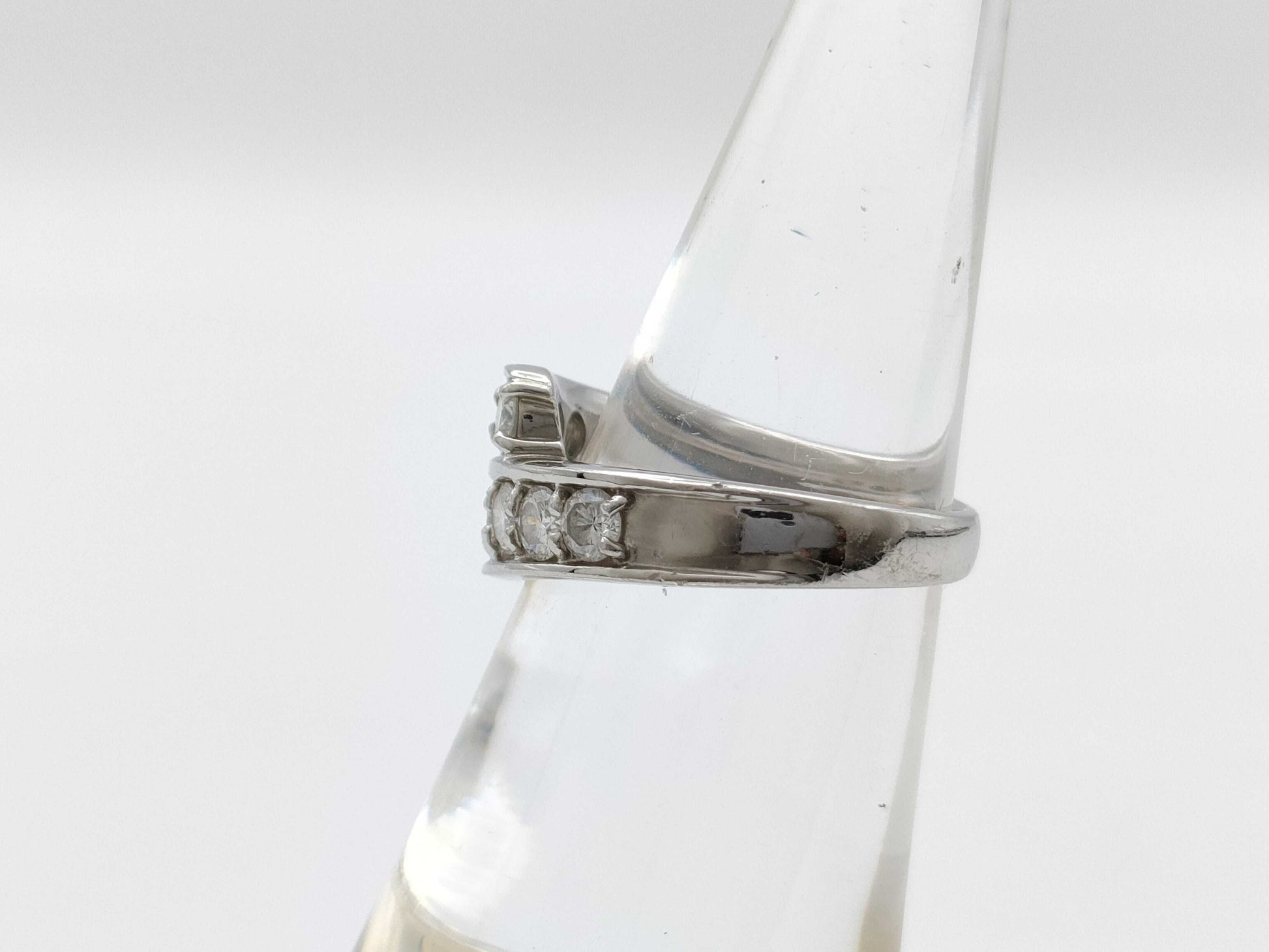 D1.00ct PT900 7.7g Ring 