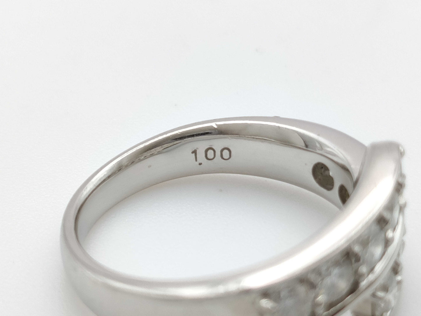 D1.00ct PT900 7.7g Ring 