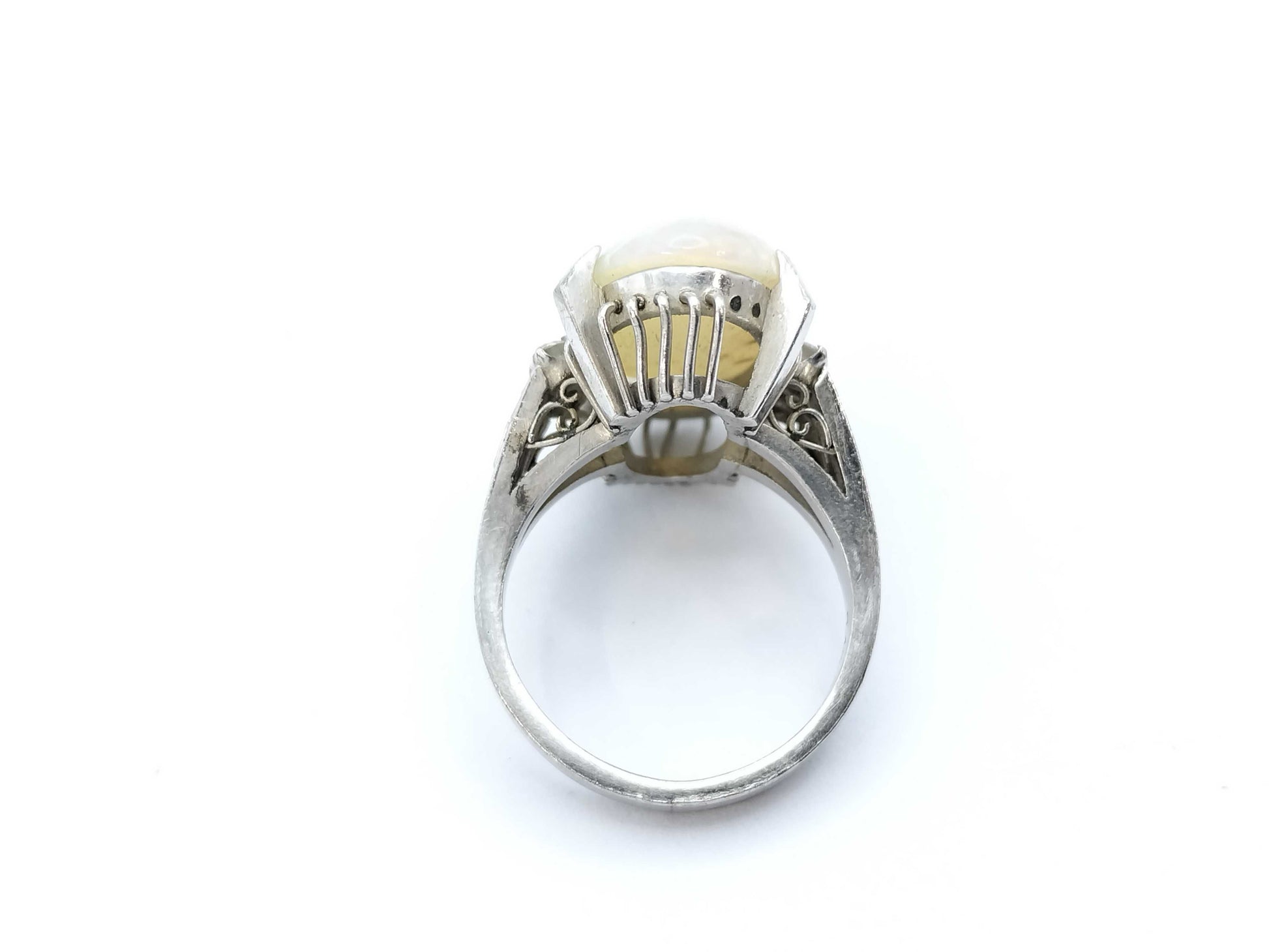 OP5.48ct D0.20ct PT850 8.7g Ring 