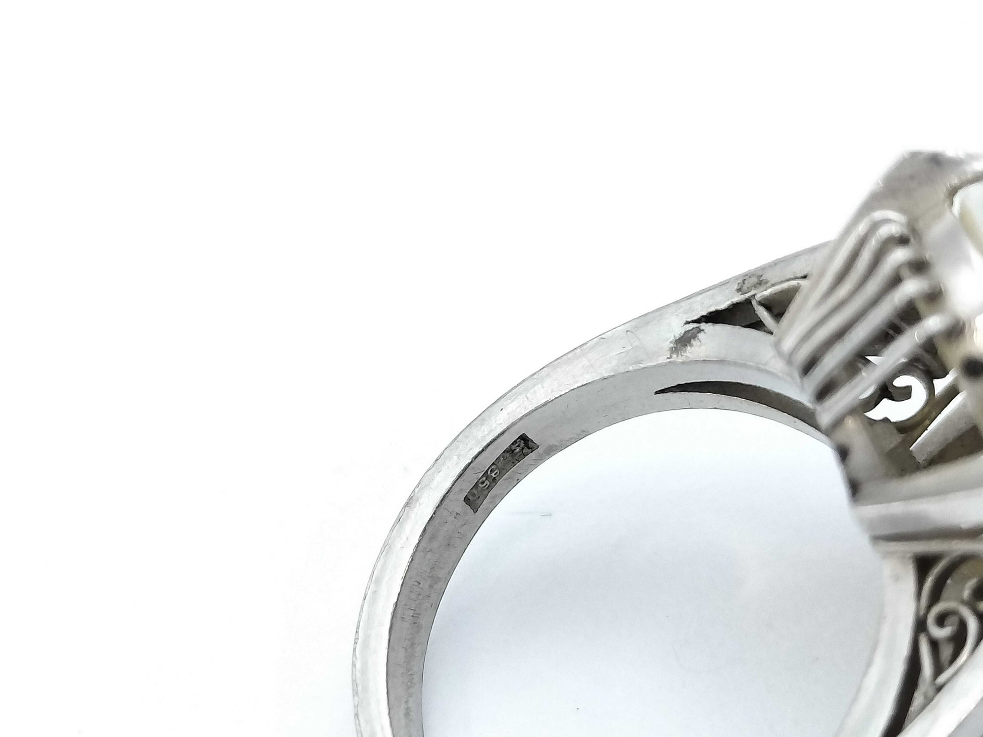 OP5.48ct D0.20ct PT850 8.7g Ring 
