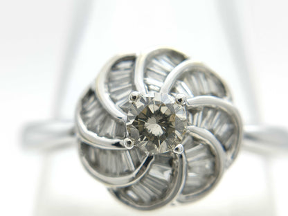 Diamond K18WG 2.7g Ring 