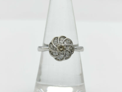Diamond K18WG 2.7g Ring 