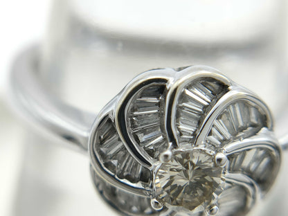Diamond K18WG 2.7g Ring 