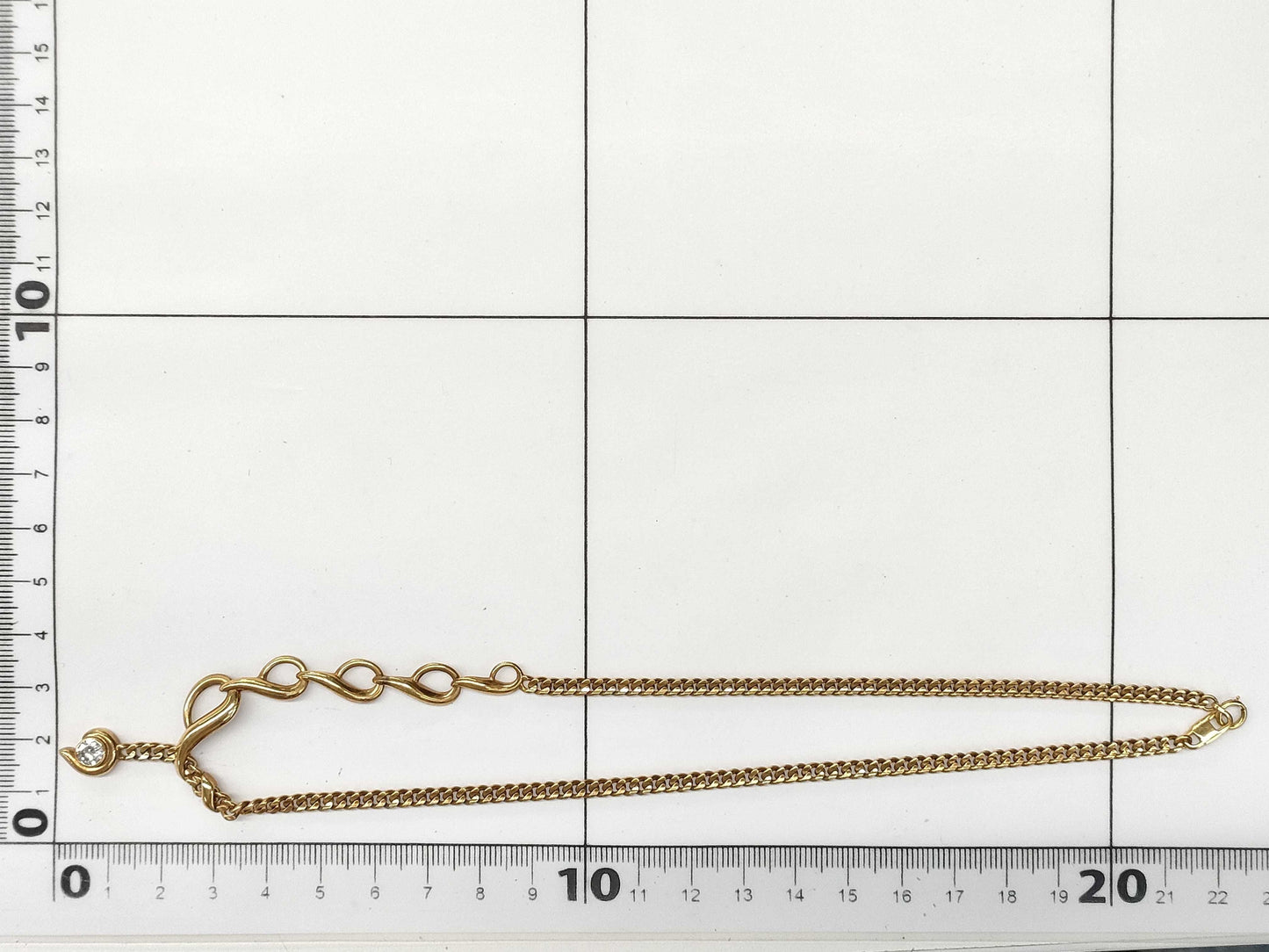 D0.38ct K18 20.5g Necklace 