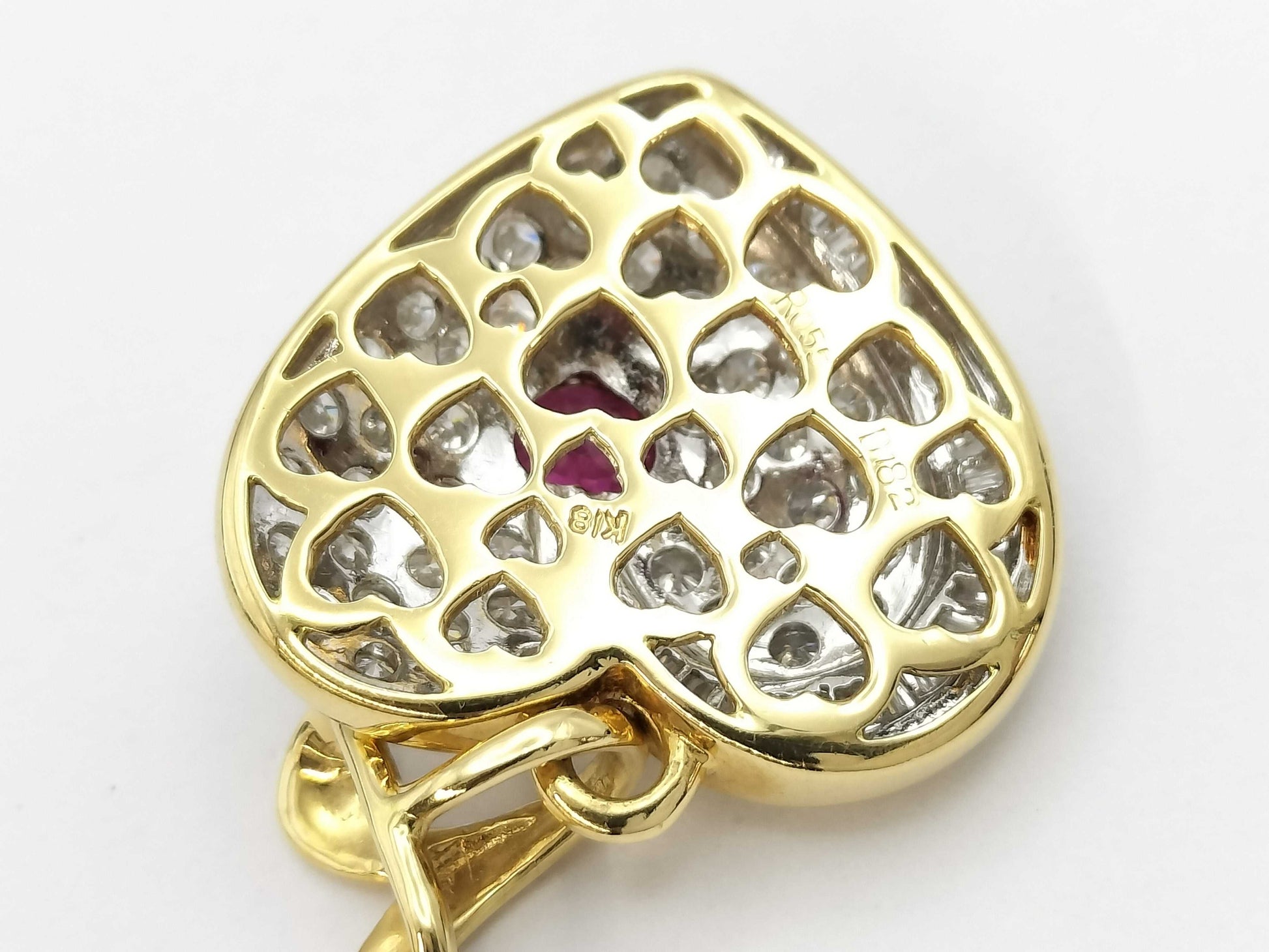 R0.55ct D1.82ct K18 9.2g Pendant Top 