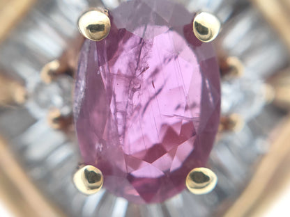 R0.83ct D0.55ct K18 9.9g Ring 