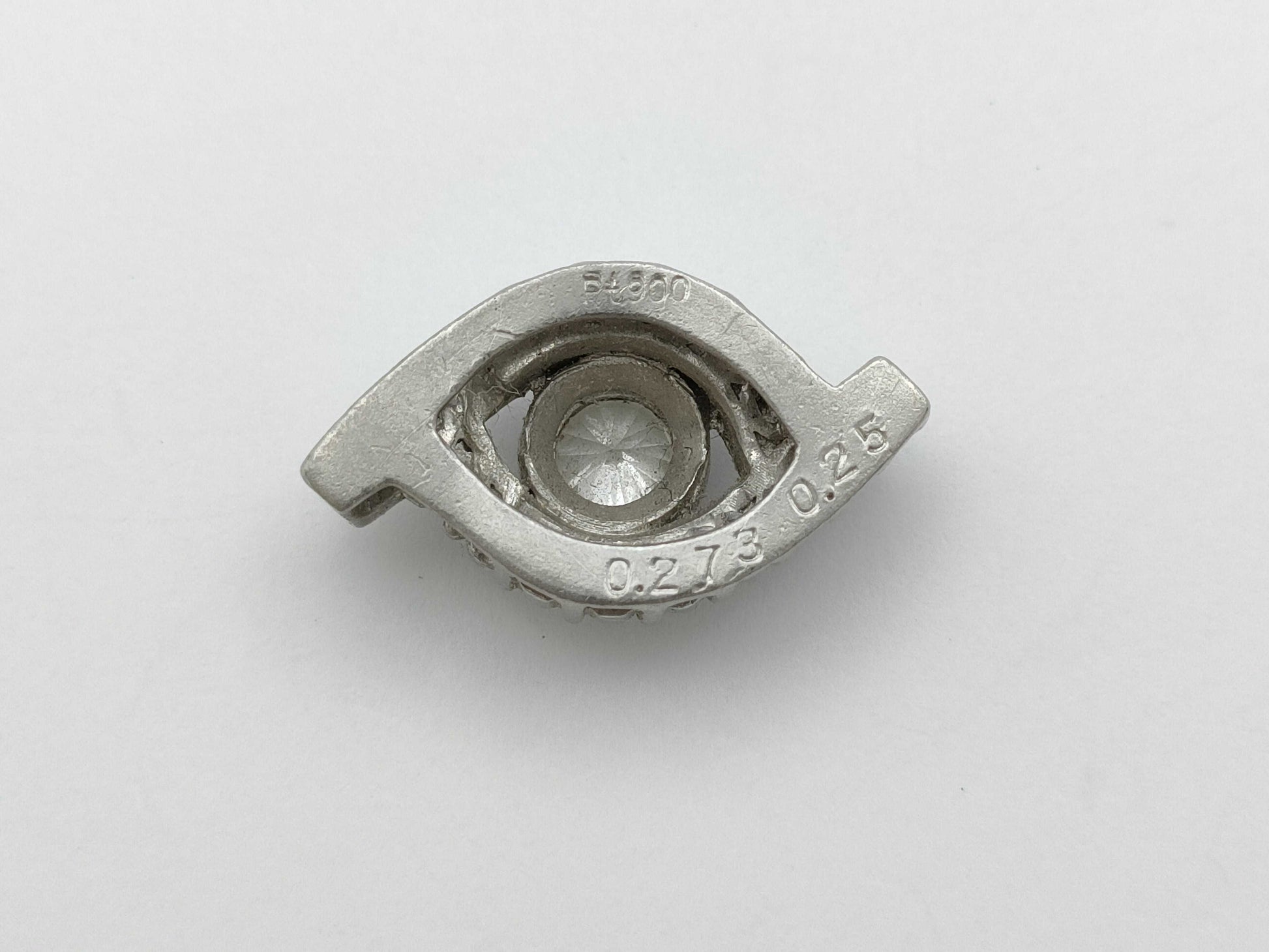 D0.273ct FD0.25ct Pt900 3.1g Pendant Top 