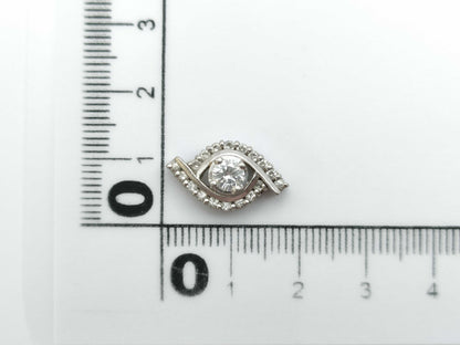 D0.273ct FD0.25ct Pt900 3.1g Pendant Top 