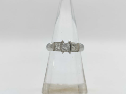 D1.00ct PT900 6.4g Ring 
