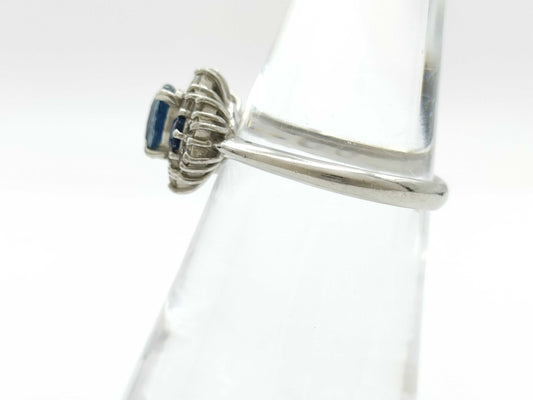 S1.00ct D0.50ct PT900 4.9g Ring 