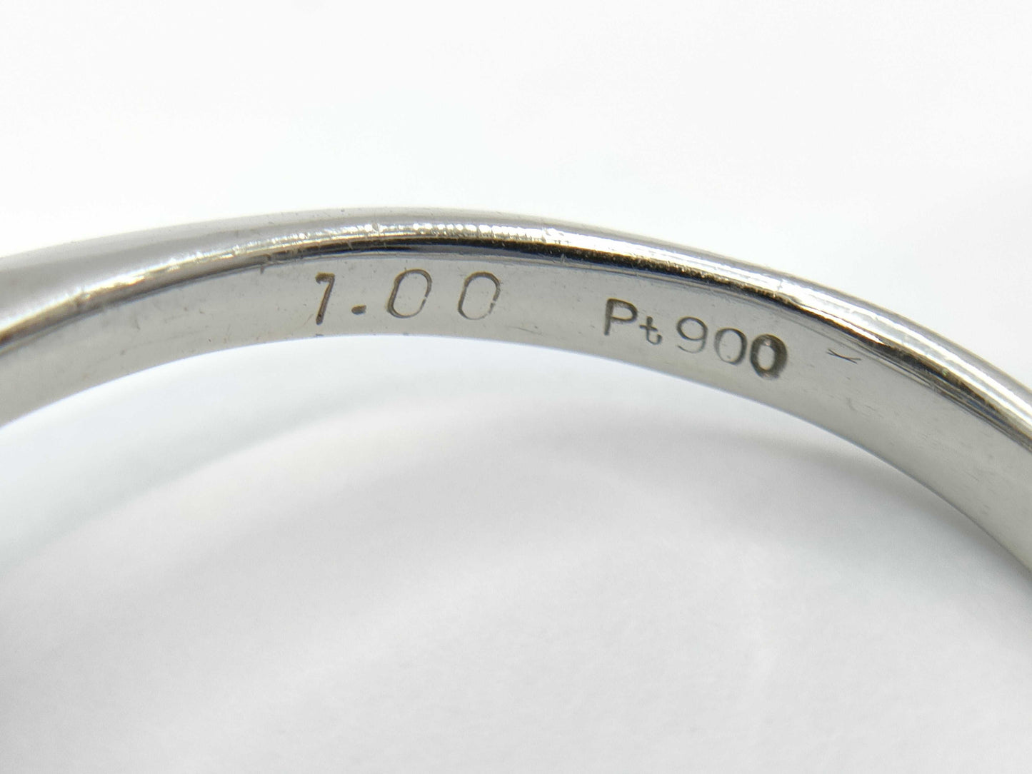 S1.00ct D0.50ct PT900 4.9g Ring 