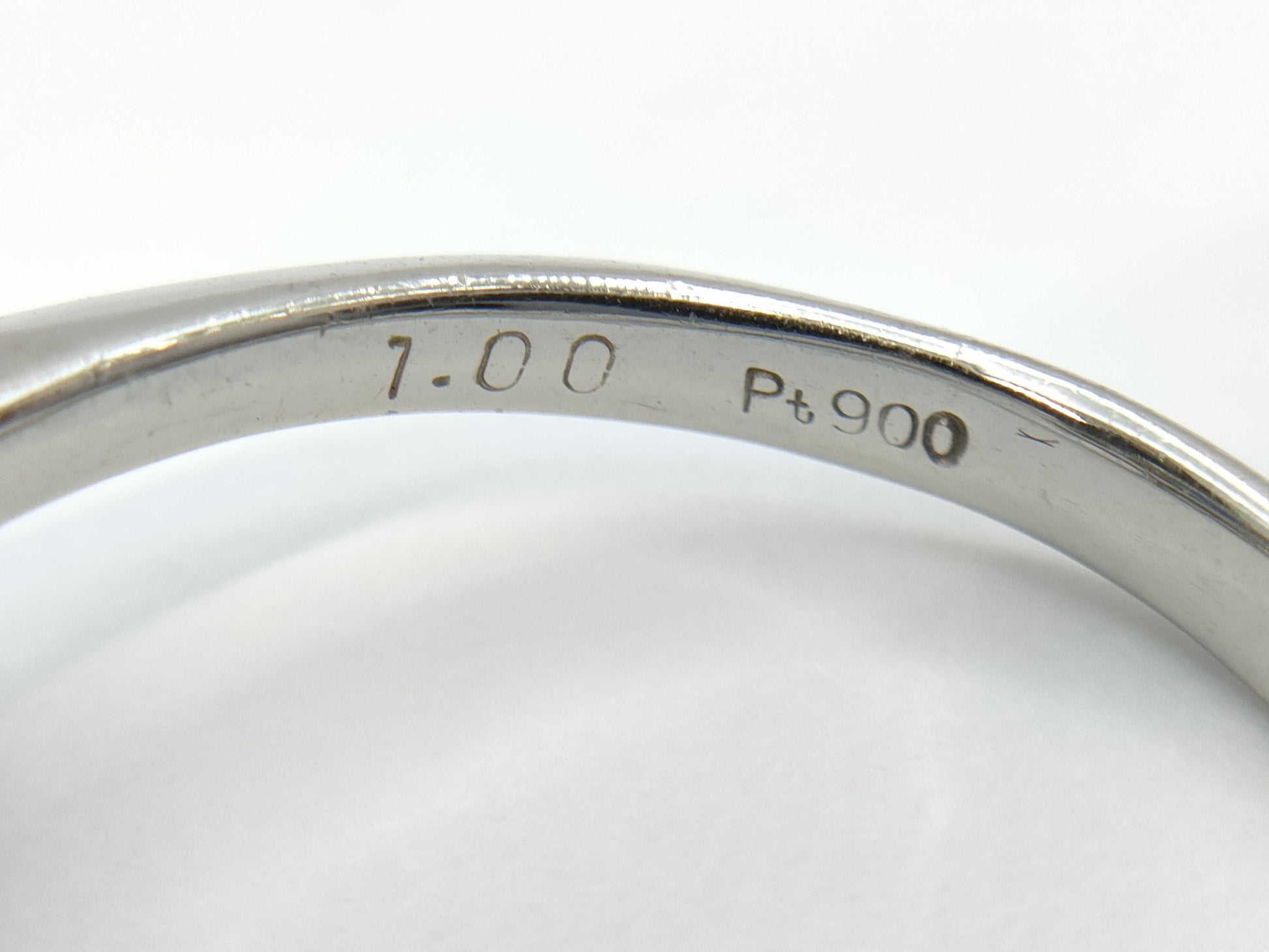 S1.00ct D0.50ct PT900 4.9g Ring 