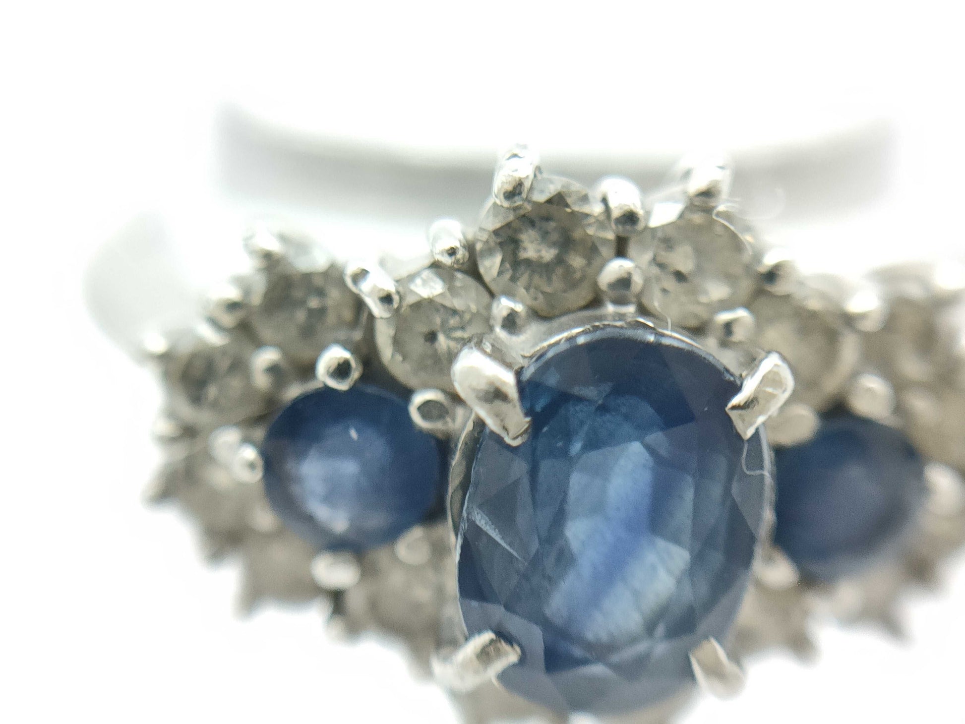 S1.00ct D0.50ct PT900 4.9g Ring 