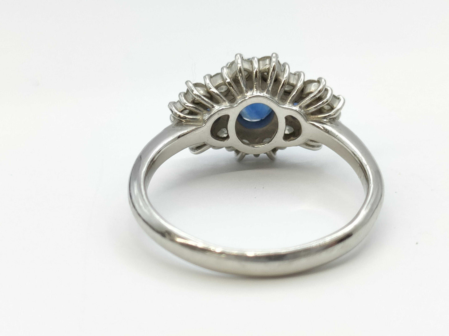 S1.00ct D0.50ct PT900 4.9g Ring 