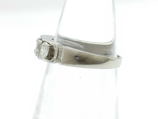 D0.77ct Pt900 4.1g Ring 
