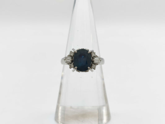S1.70ct D0.23ct PT900 5.0g Ring 