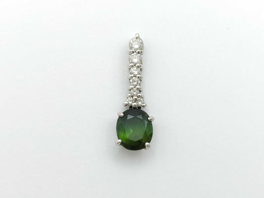 TL1.62ct D0.25ct K18WG 1.5g Pendant Top 