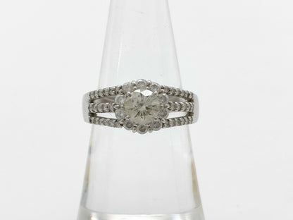 D0.626ct/0.51ct PT900 7.1g Ring 
