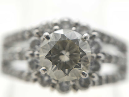 D0.626ct/0.51ct PT900 7.1g Ring 