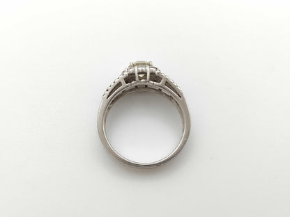 D0.626ct/0.51ct PT900 7.1g Ring 