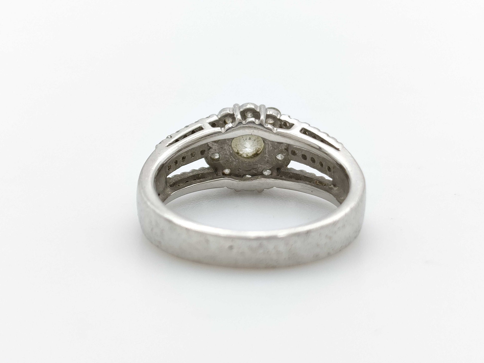 D0.626ct/0.51ct PT900 7.1g Ring 